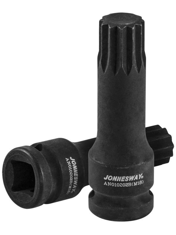 AN010202B Торцевая насадка 1/2"DR M18x78 мм. для задней ступицы автомобилей VAG