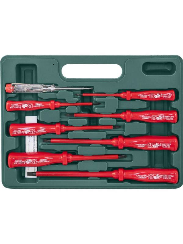 D02AP08S Набор отверток стержневых диэлектрических, 8 предметов