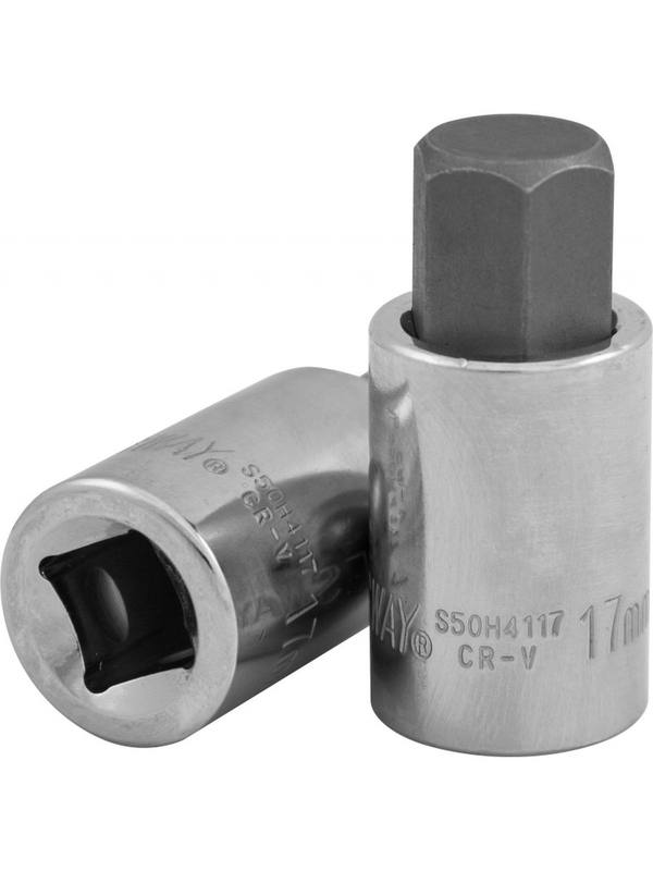 Торцевая головка 1/4" DR HEX 6 мм L37 мм JONNESWAY S50H2106