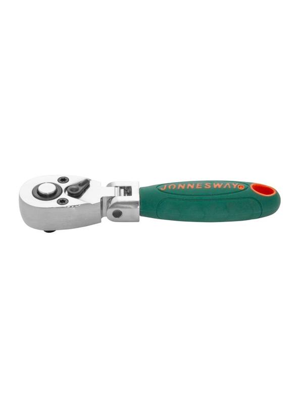 Рукоятка трещоточная укороченная с шарниром 1/4, 36 зубцов