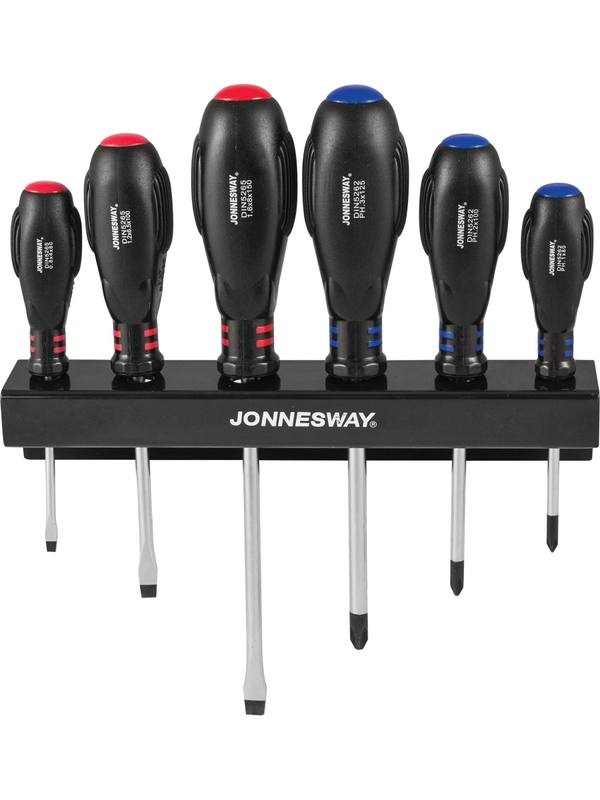 D03PR06S Набор отверток стержневых HERCULES, 6 предметов D03PR06S Набор отверток стержневых HERCULES, 6 предметов