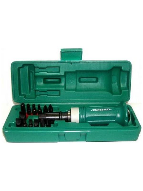 Ударная отвертка 14 предметов Jonnesway AG010138